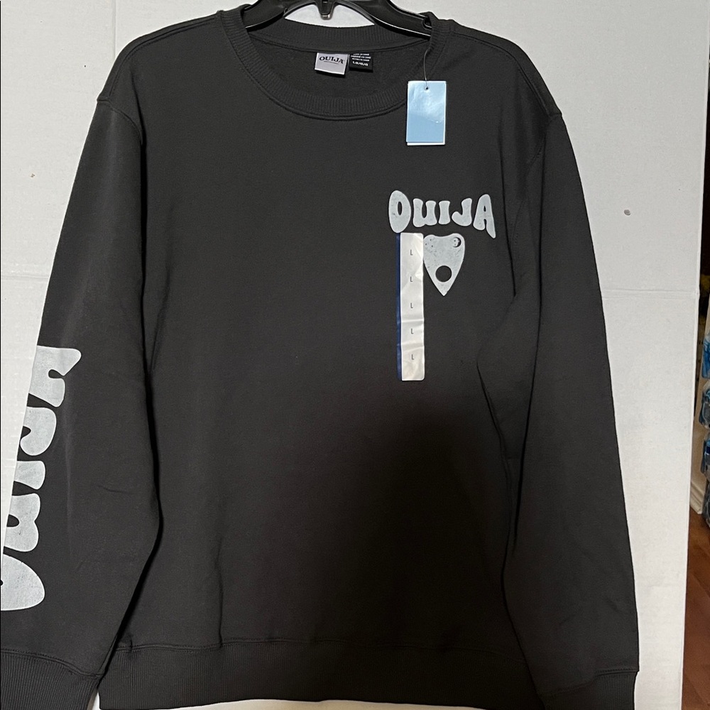 Ouija Men's Black Crewneck Sweater